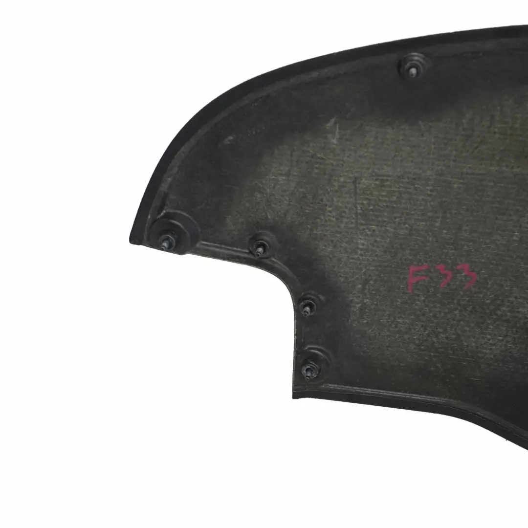 BMW 4 F33 F83 M4 Convertible Folding Top Package Panel Tray Rear Shelf Black - SKU 7319576 - Part number 7319576