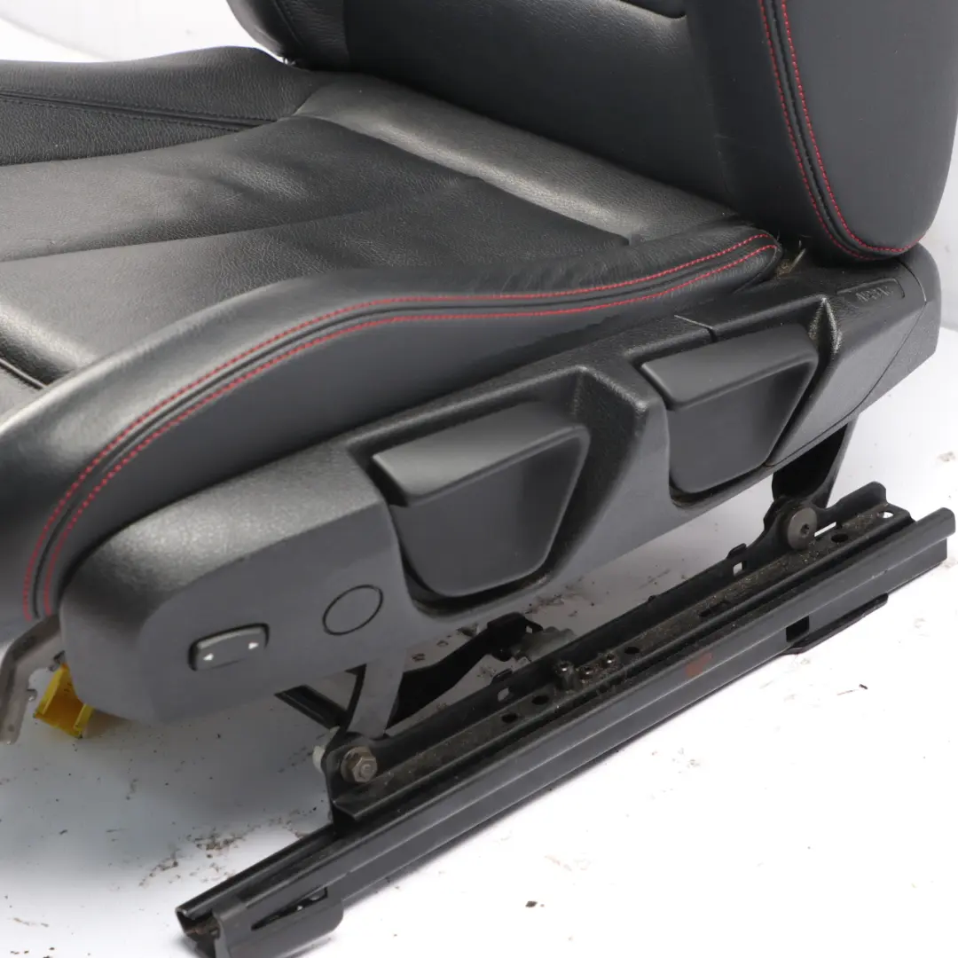 Front Seat BMW F21 F22 Left N/S M Sport Heated Leather Dakota Black Accent Red  - SKU 7319593-1 - Part number 7319593