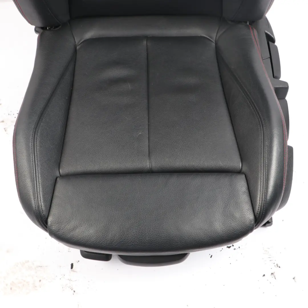 Front Seat BMW F21 F22 Left N/S M Sport Heated Leather Dakota Black Accent Red to with Part number 7319593 Front Seat BMW F21 F22 Left N/S M Sport Heated Leather Dakota Black Accent Red - SKU 7319593-1 - Part number 7319593