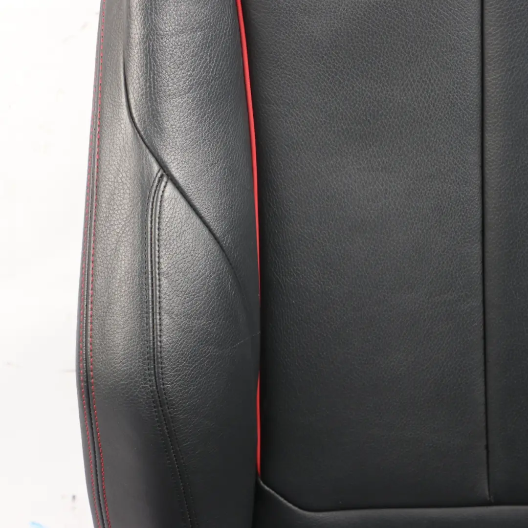 Front Seat BMW F21 F22 Left N/S M Sport Heated Leather Dakota Black Accent Red to with Part number 7319593 Front Seat BMW F21 F22 Left N/S M Sport Heated Leather Dakota Black Accent Red - SKU 7319593-1 - Part number 7319593