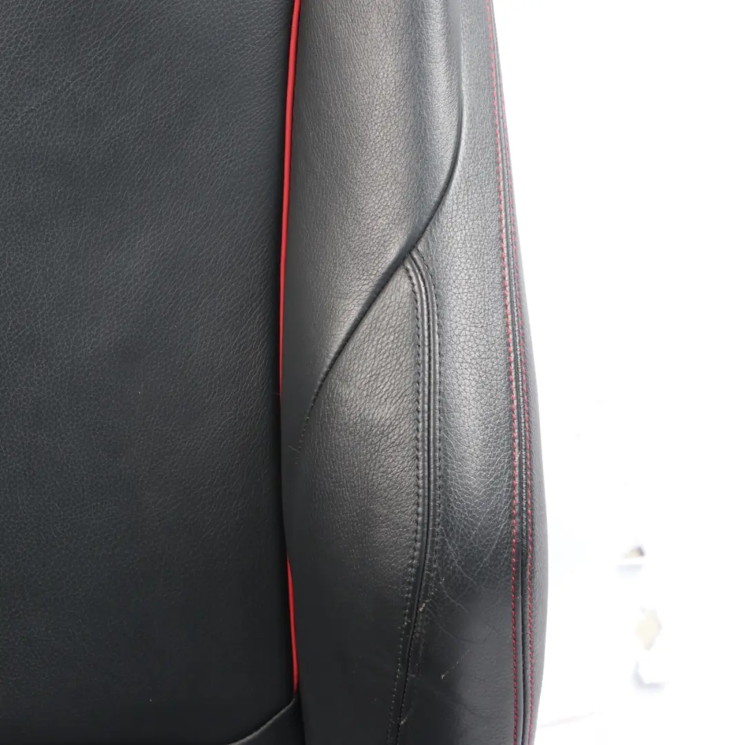 Front Seat BMW F21 F22 Left N/S M Sport Heated Leather Dakota Black Accent Red to with Part number 7319593 Front Seat BMW F21 F22 Left N/S M Sport Heated Leather Dakota Black Accent Red - SKU 7319593-1 - Part number 7319593