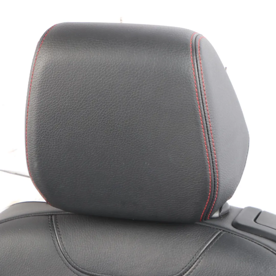 Front Seat BMW F21 F22 Left N/S M Sport Heated Leather Dakota Black Accent Red to with Part number 7319593 Front Seat BMW F21 F22 Left N/S M Sport Heated Leather Dakota Black Accent Red - SKU 7319593-1 - Part number 7319593