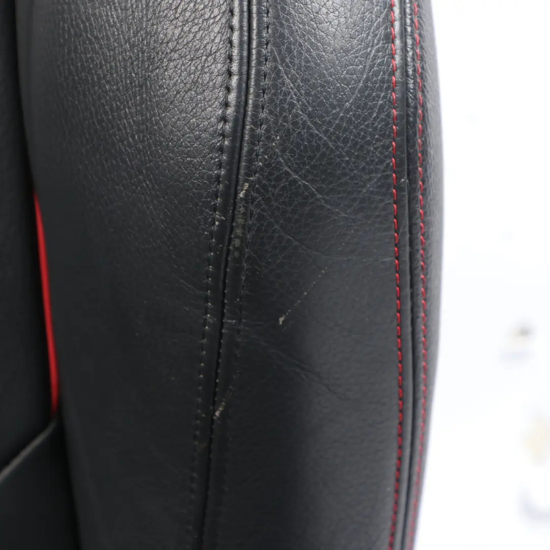 Front Seat BMW F21 F22 Left N/S M Sport Heated Leather Dakota Black Accent Red to with Part number 7319593 Front Seat BMW F21 F22 Left N/S M Sport Heated Leather Dakota Black Accent Red - SKU 7319593-1 - Part number 7319593