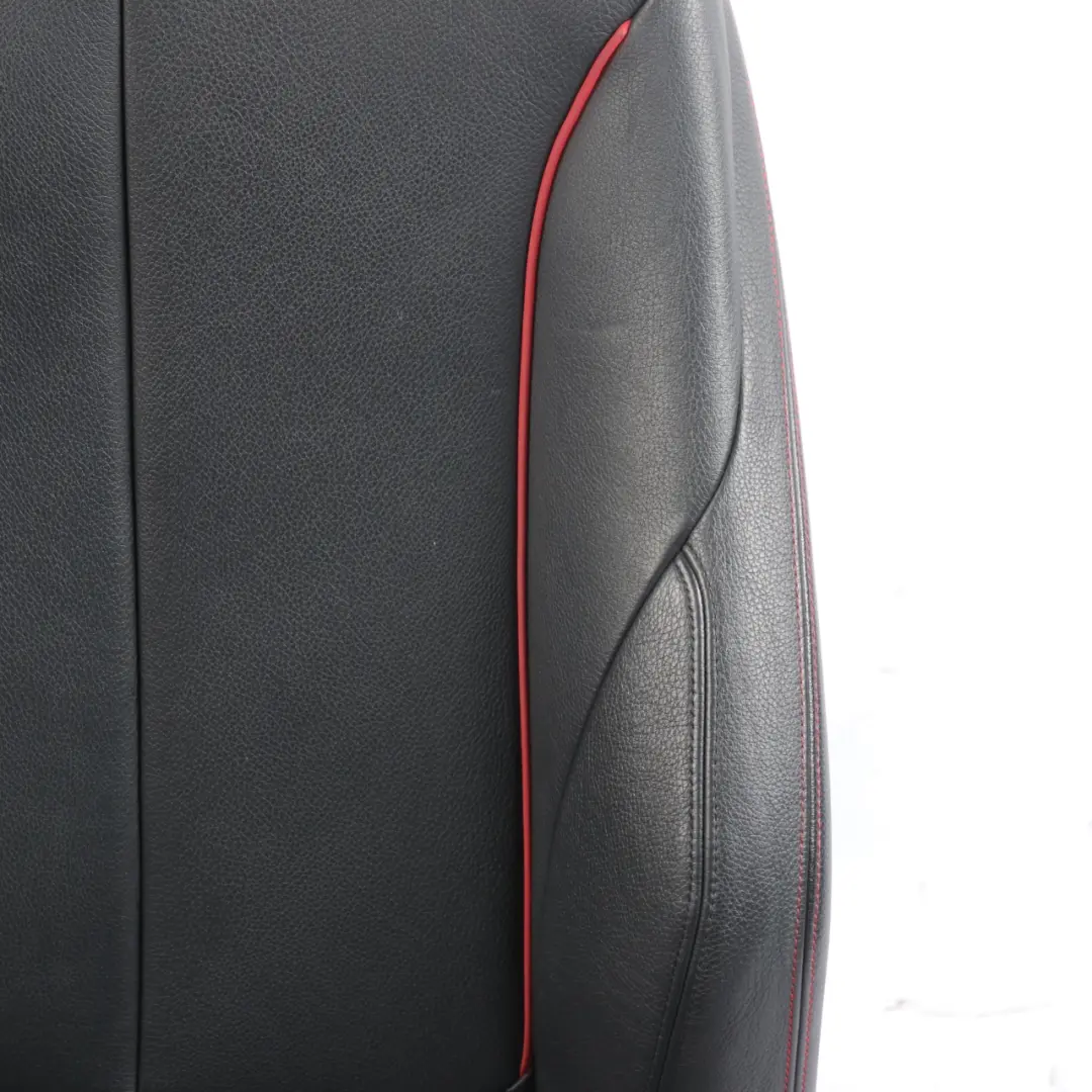  Front Seat BMW F21 F22 Right O/S M Sport Heated Leather Dakota Black Accent Red - SKU 7319594-1 - Part number 7319594