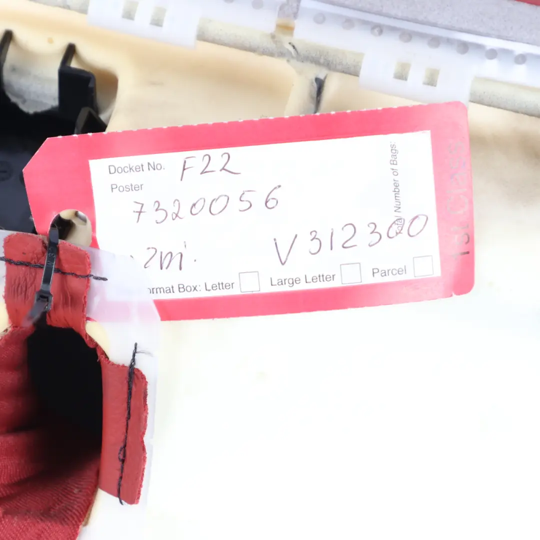 Rück Sitz Bank Couch Sofa Sitzbezug Leder Dakota Coral Rot für BMW F22 mit Teilenummer 7320056 BMW F22 Rück Sitz Bank Couch Sofa Sitzbezug Leder Dakota Coral Rot - SKU 7320056 - Teilenummer 7320056