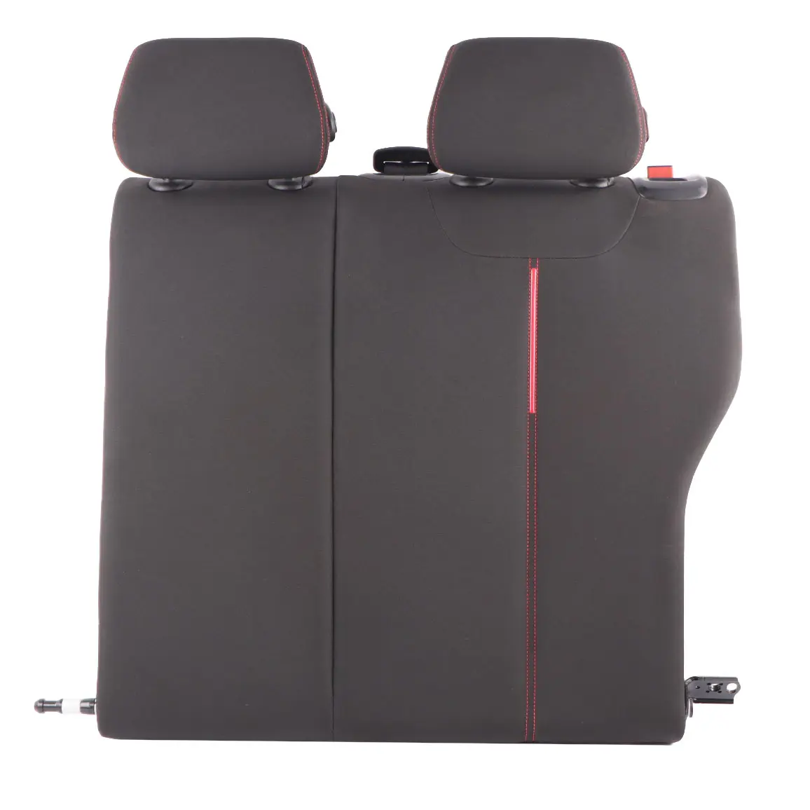 BMW F21 Asiento Trasero Izquierdo Funda Respaldo Tela Antracita Rojo 7320071