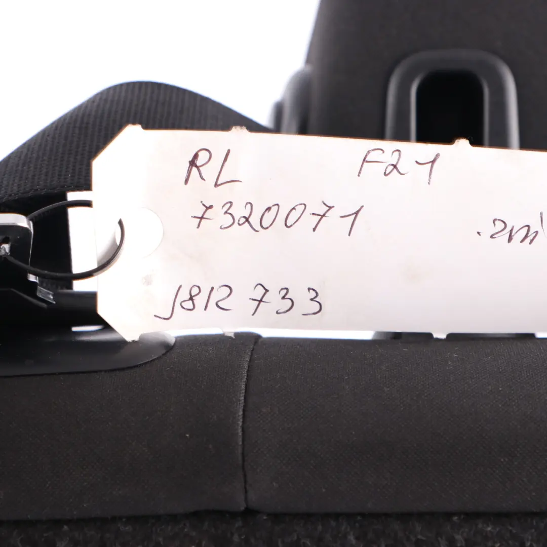 Asiento Trasero Izquierdo Funda Respaldo Tela Antracita Rojo para BMW F21 con número de pieza 7320071 BMW F21 Asiento Trasero Izquierdo Funda Respaldo Tela Antracita Rojo - SKU 7320071 - Número de pieza 7320071