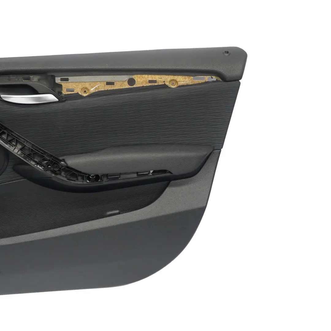 Delantero Derecho Revestimiento Tarjeta Puerta Tela Elektra Antracita para BMW X1 E84 con número de pieza 7320174 BMW X1 E84 Delantero Derecho Revestimiento Tarjeta Puerta Tela Elektra Antracita - SKU 7320174 - Número de pieza 7320174