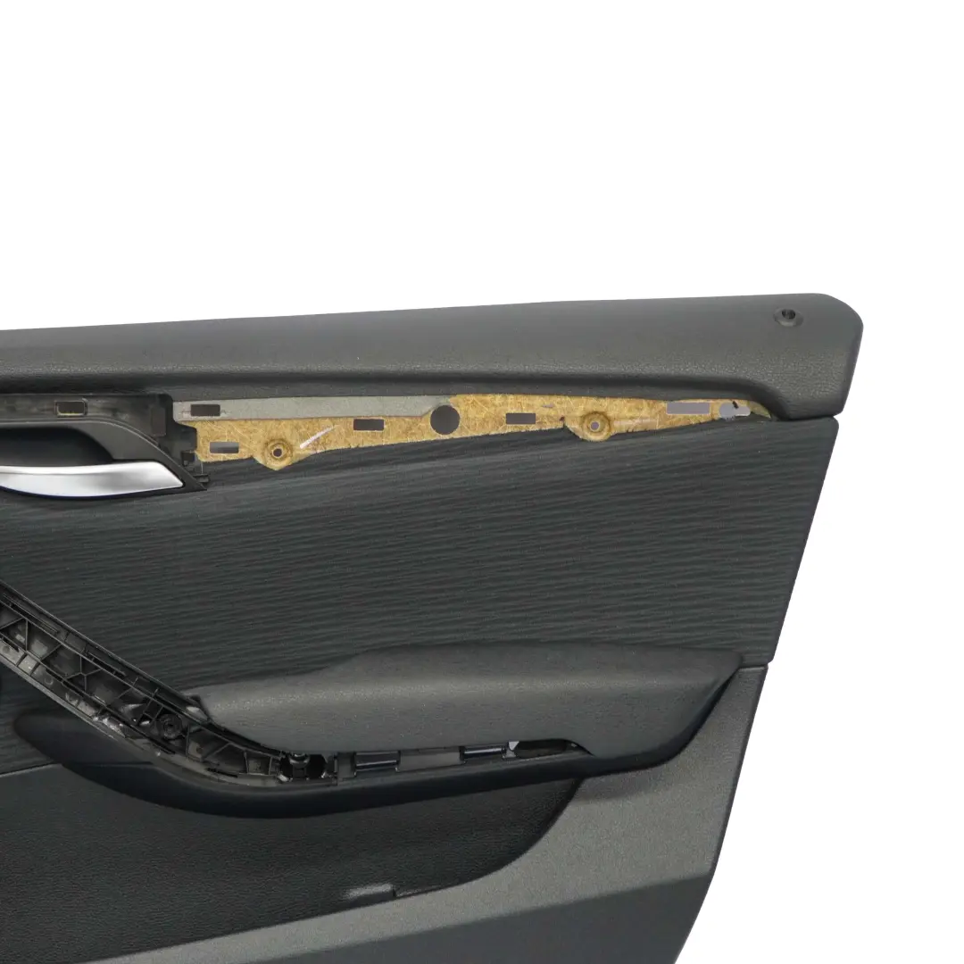 Delantero Derecho Revestimiento Tarjeta Puerta Tela Elektra Antracita para BMW X1 E84 con número de pieza 7320174 BMW X1 E84 Delantero Derecho Revestimiento Tarjeta Puerta Tela Elektra Antracita - SKU 7320174 - Número de pieza 7320174
