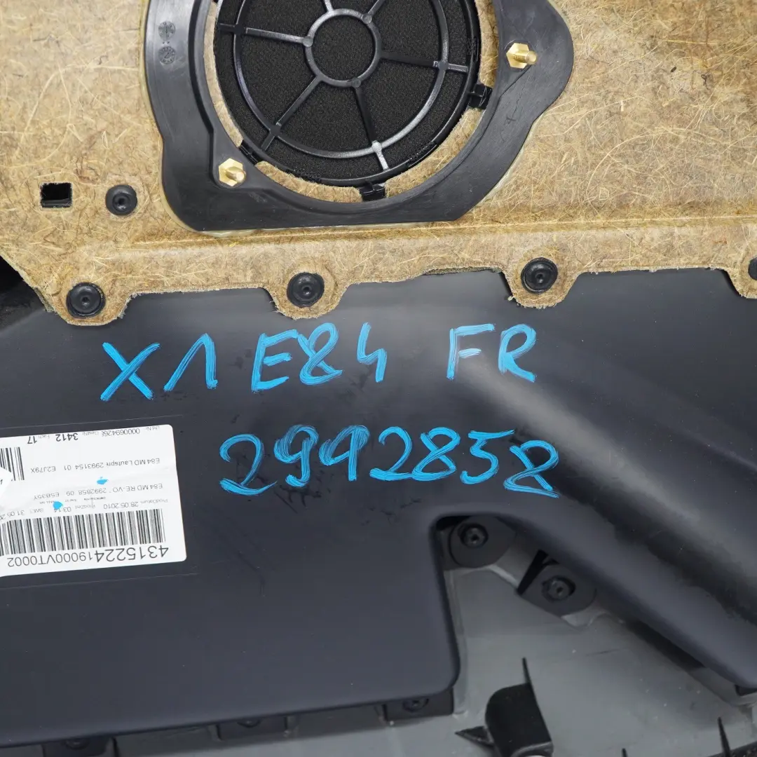 BMW X1 Fila E84 Pannello Porta Davanti Destra Tessuto Elektra Antracite - SKU 7320174 - Numero di parte 7320174