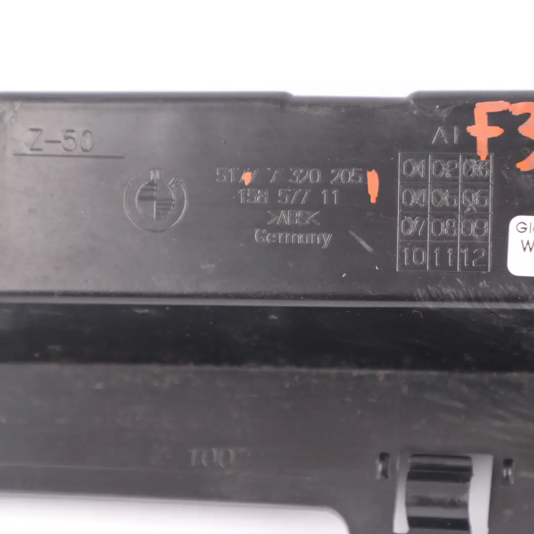 BMW F36 Supporting Ledge Skirt Sill Left Side Mount Bracket Holder RH2 - SKU 7320205 - Part number 7320205