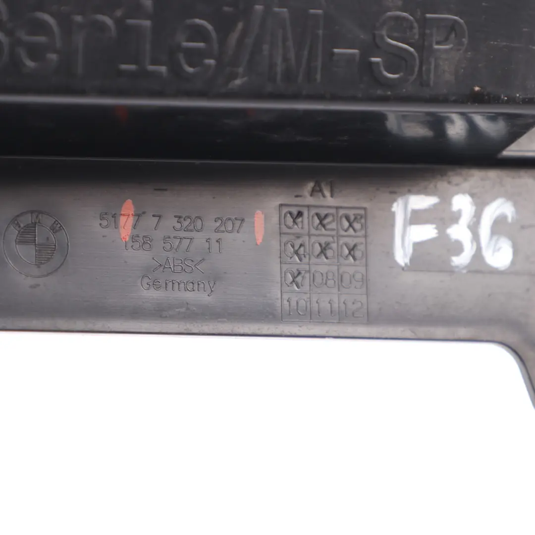 BMW F36 Supporting Ledge Skirt Sill Left Side Mount Bracket Holder RH3 - SKU 7320207 - Part number 7320207