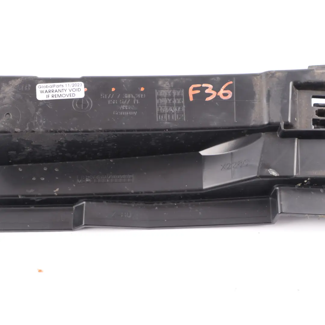 Supporting Ledge Skirt Sill Left Side Mount Bracket Holder RH4 to BMW F36 with Part number 7320210 BMW F36 Supporting Ledge Skirt Sill Left Side Mount Bracket Holder RH4 - SKU 7320209 - Part number 7320210