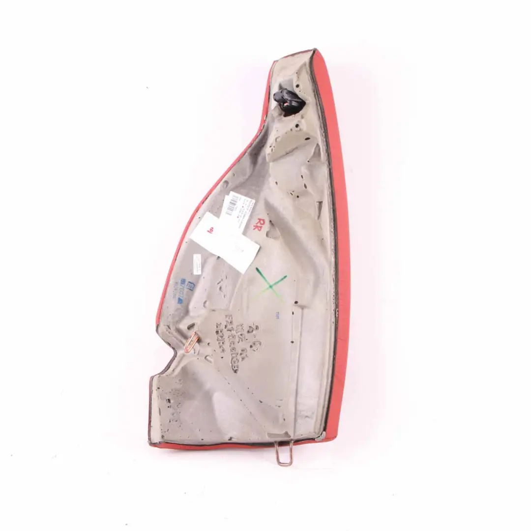 Finisher Rear Right O/S Side Panelling Cover Leather Coral Red to BMW F21 F22 Seat with Part number 7320252 BMW F21 F22 Seat Finisher Rear Right O/S Side Panelling Cover Leather Coral Red - SKU 7320252 - Part number 7320252