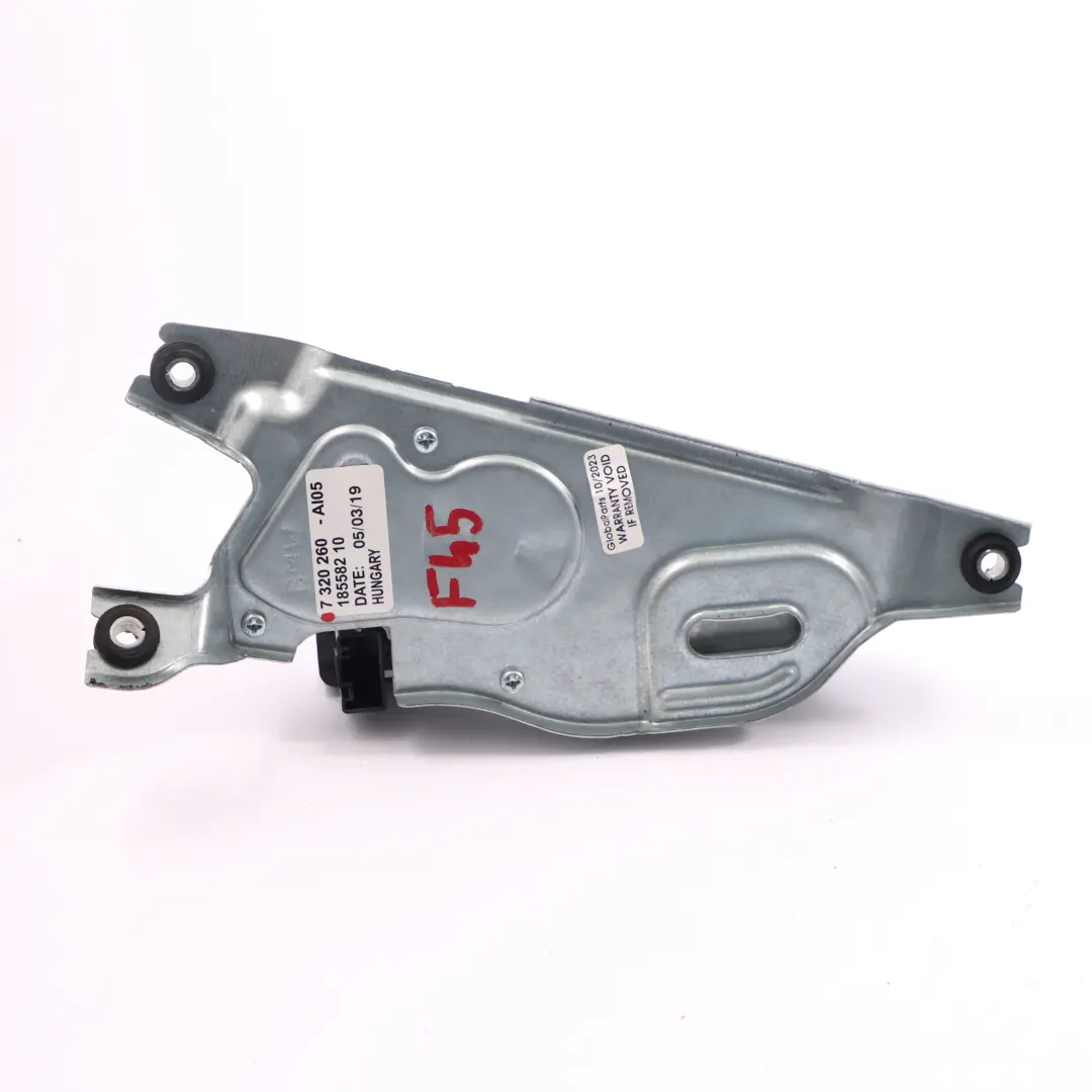 Moteur d'essuie-glace arrière contrôle fenêtre Couvercle hayon pour BMW F45 à propos du numéro de pièce 7320260 BMW F45 Moteur d'essuie-glace arrière contrôle fenêtre Couvercle hayon - SKU 7320260 - Numéro de pièce 7320260
