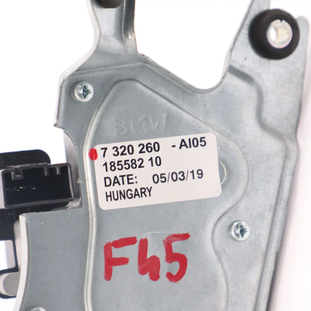 trasero control ventana Tapa maletero Portón trasero para BMW F45 Motor con número de pieza 7320260 BMW F45 Motor trasero control ventana Tapa maletero Portón trasero - SKU 7320260 - Número de pieza 7320260