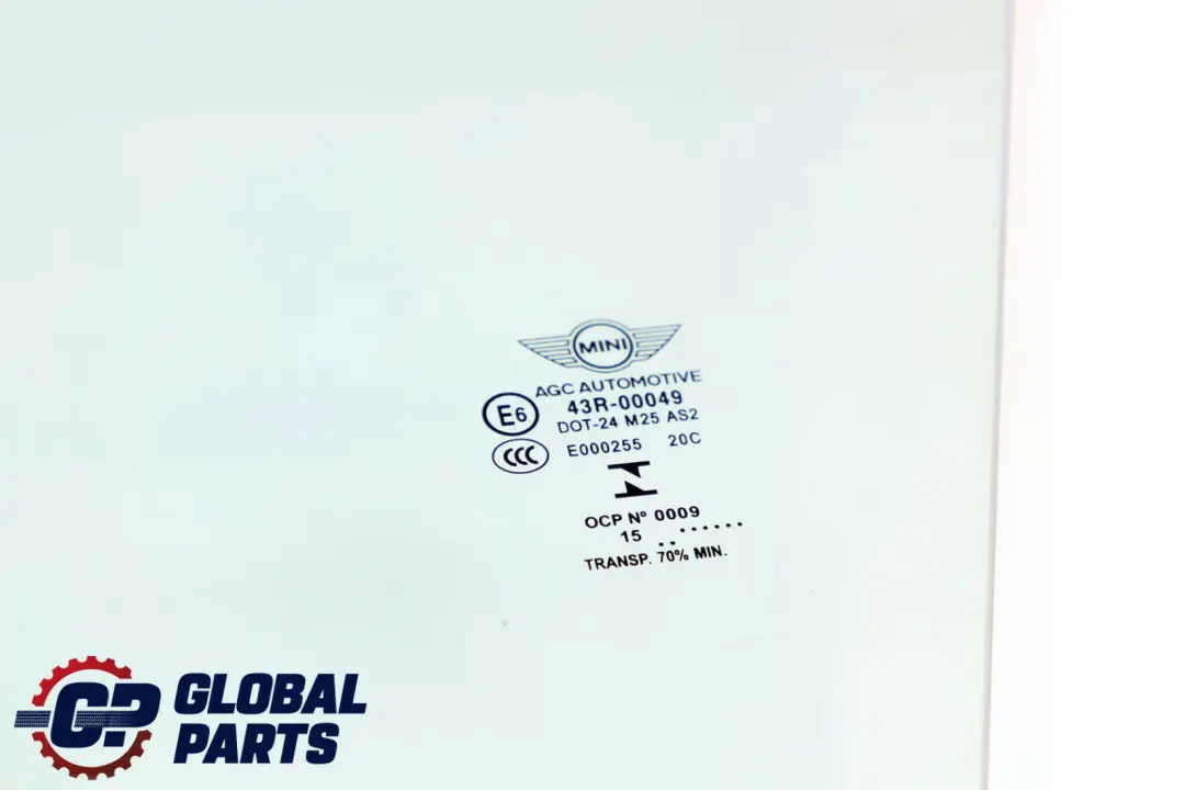 Front Left Door N/S Window Glass to BMW MINI Cooper F55 with Part number 7320285 BMW MINI Cooper F55 Front Left Door N/S Window Glass - SKU 7320285 - Part number 7320285