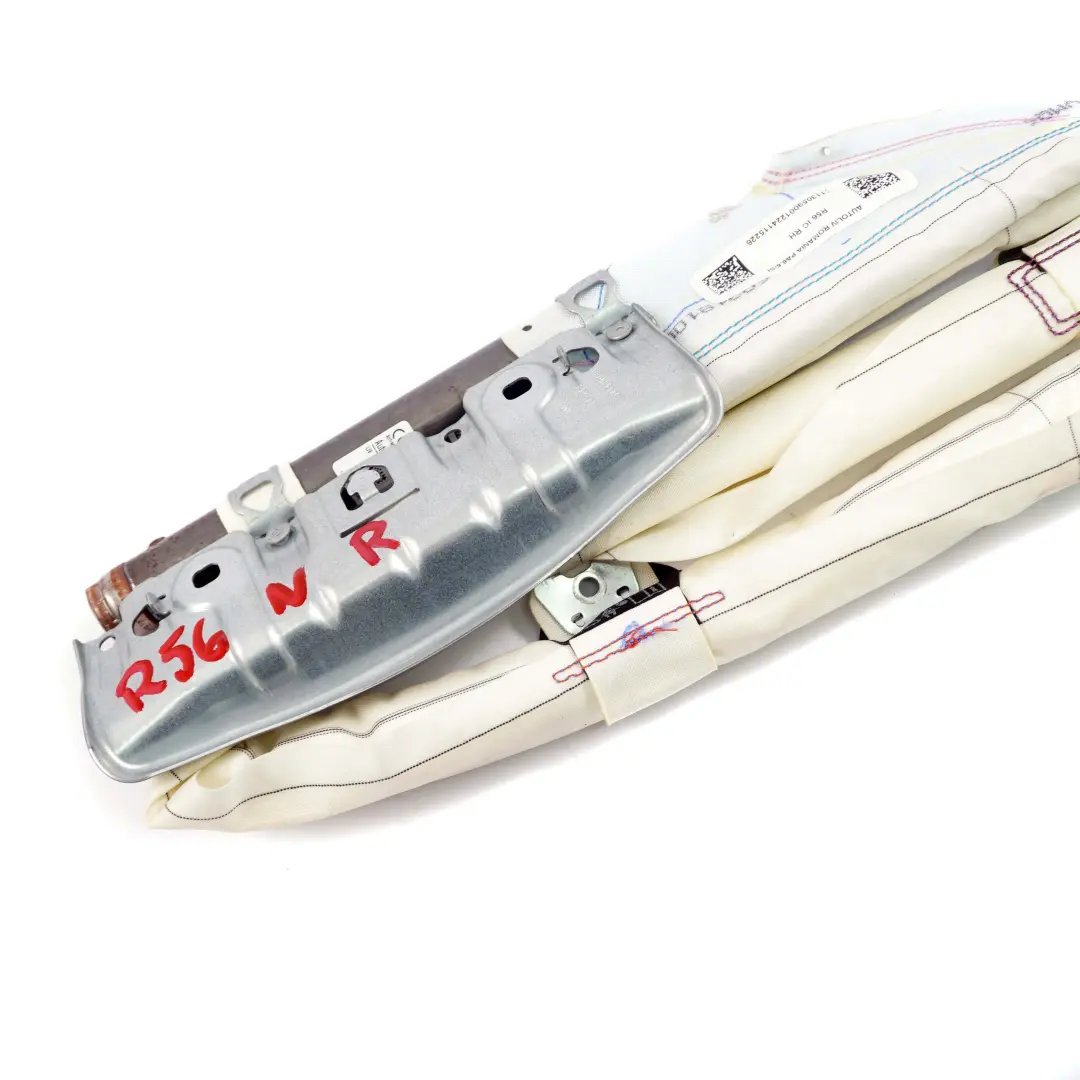 Curtain Roof Head Airbag Drivers Side Right O/S pour Mini Cooper R56 LCI à propos du numéro de pièce 7320448 Mini Cooper R56 LCI Curtain Roof Head Airbag Drivers Side Right O/S - SKU 7320448 - Numéro de pièce 7320448