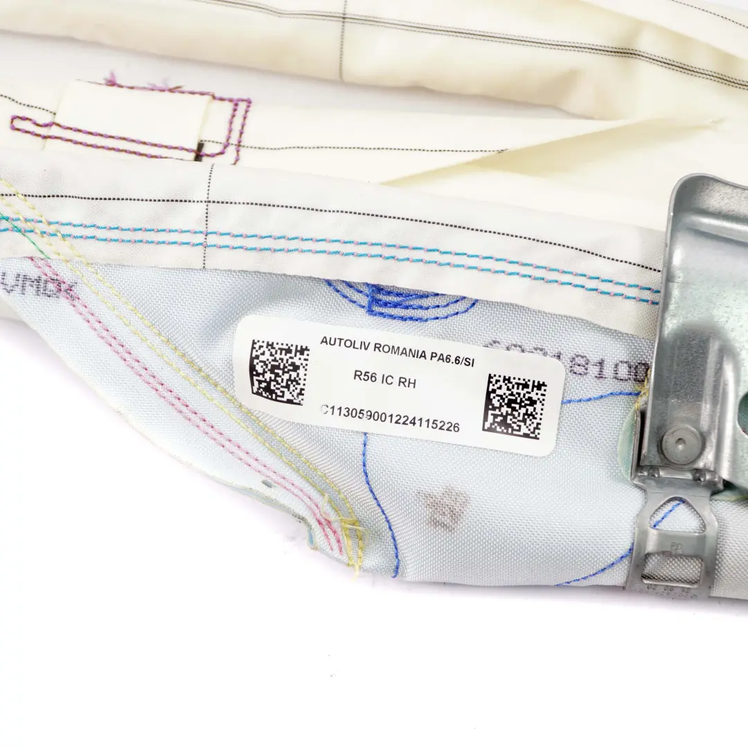 Mini Cooper R56 LCI Airbag Techo DCortia Lado Del Conductor Derecho O/S - SKU 7320448 - Número de pieza 7320448