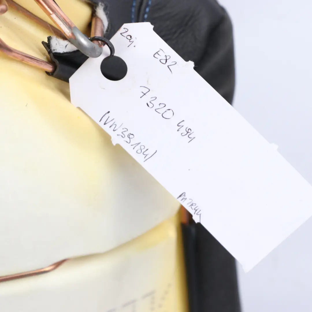 Leather Interior Bench Couch Cover Boston Black Blue to Rear Seat BMW E81 E82 with Part number 9143736 Rear Seat BMW E81 E82 Leather Interior Bench Couch Cover Boston Black Blue - SKU 7320494 - Part number 9143736