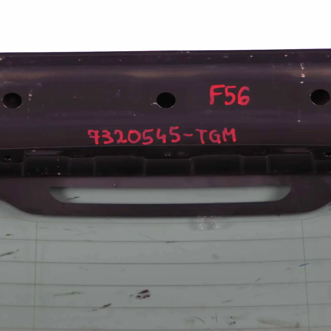 Trunk Lid Tailgate Boot Lid Thunder Grey Metallic - B58 to Mini Cooper F56 with Part number 7320545 Mini Cooper F56 Trunk Lid Tailgate Boot Lid Thunder Grey Metallic - B58 - SKU 7320545-TGM - Part number 7320545