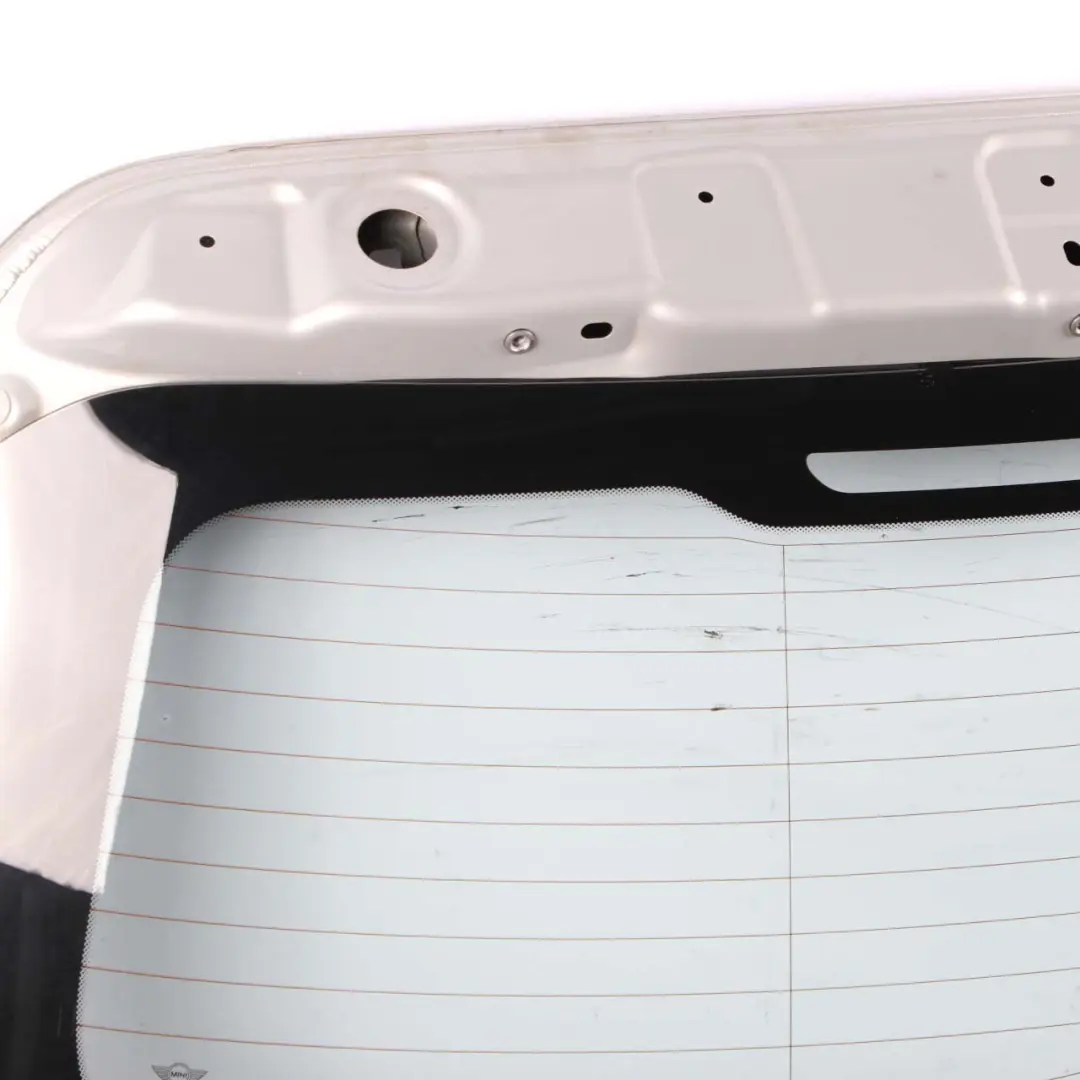 @Mini Cooper F56 Boot Trunk Lid Tailgate White Silver Metallic - A62 to with Part number 7320545 @Mini Cooper F56 Boot Trunk Lid Tailgate White Silver Metallic - A62 - SKU 7320545-WS - Part number 7320545