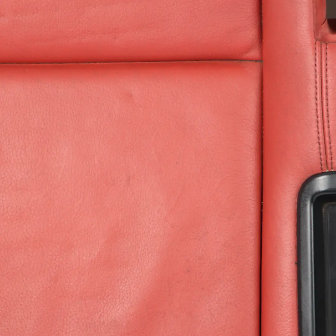 Couch Bench Leather Boston Coral Red to BMW 1 E88 Convertible Rear Seat Cover with Part number 7320688 BMW 1 E88 Convertible Rear Seat Cover Couch Bench Leather Boston Coral Red - SKU 7320688 - Part number 7320688