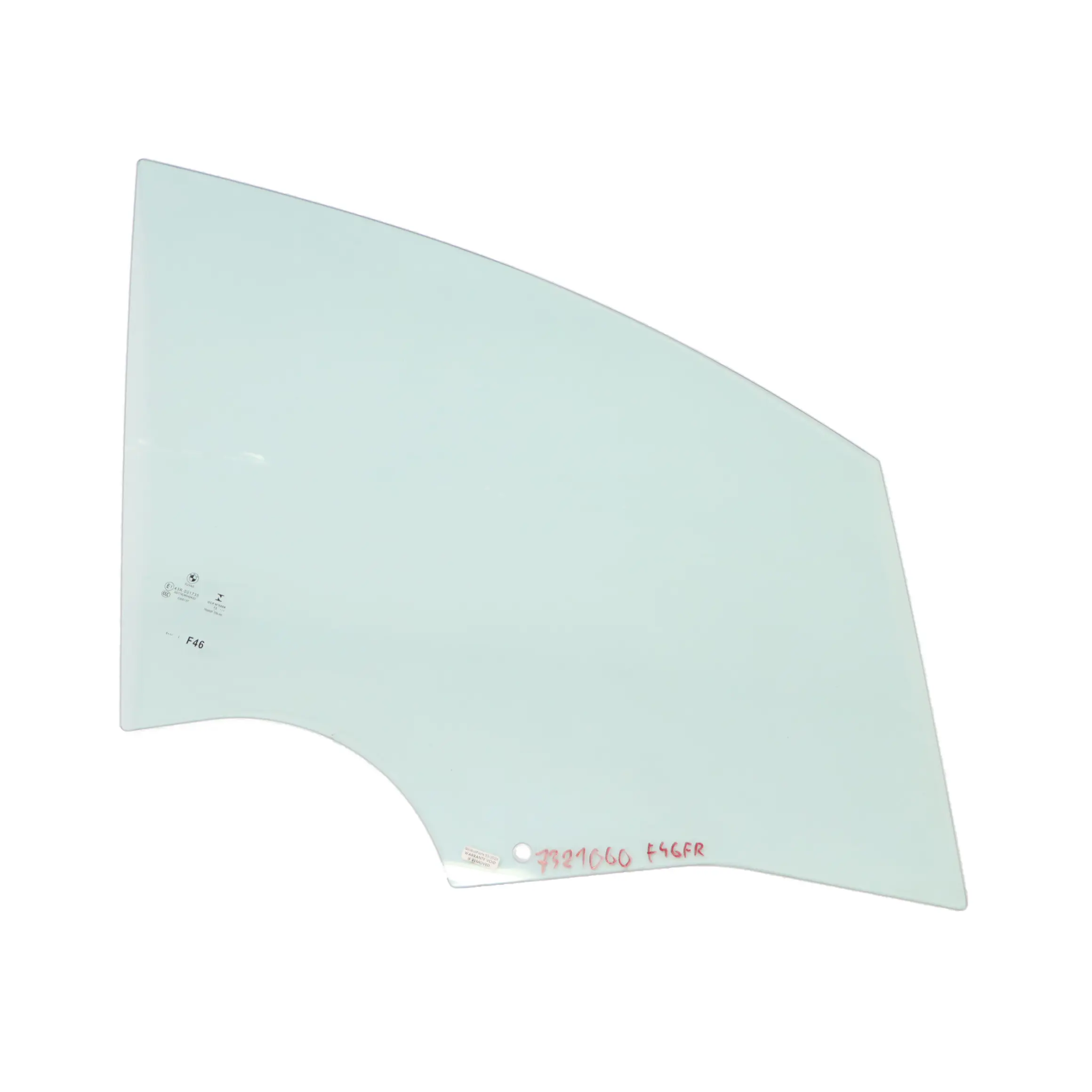 BMW F46 Gran Tourer Vetro Finestra Porta Anteriore Destra AS2 7321060