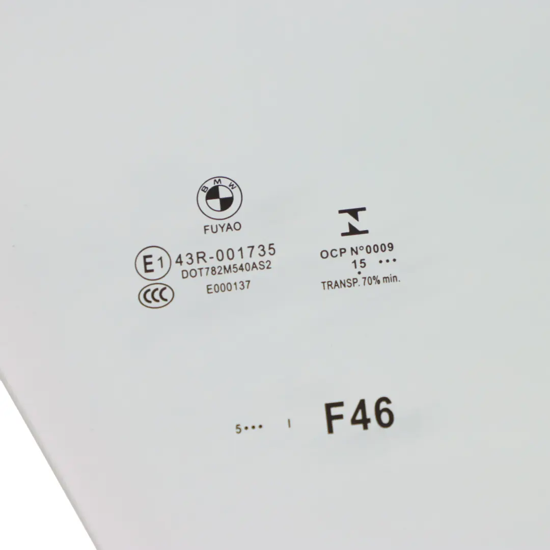 BMW F46 Gran Tourer vorne rechts Türfenster Glasverglasung AS2 - SKU 7321060 - Teilenummer 7321060