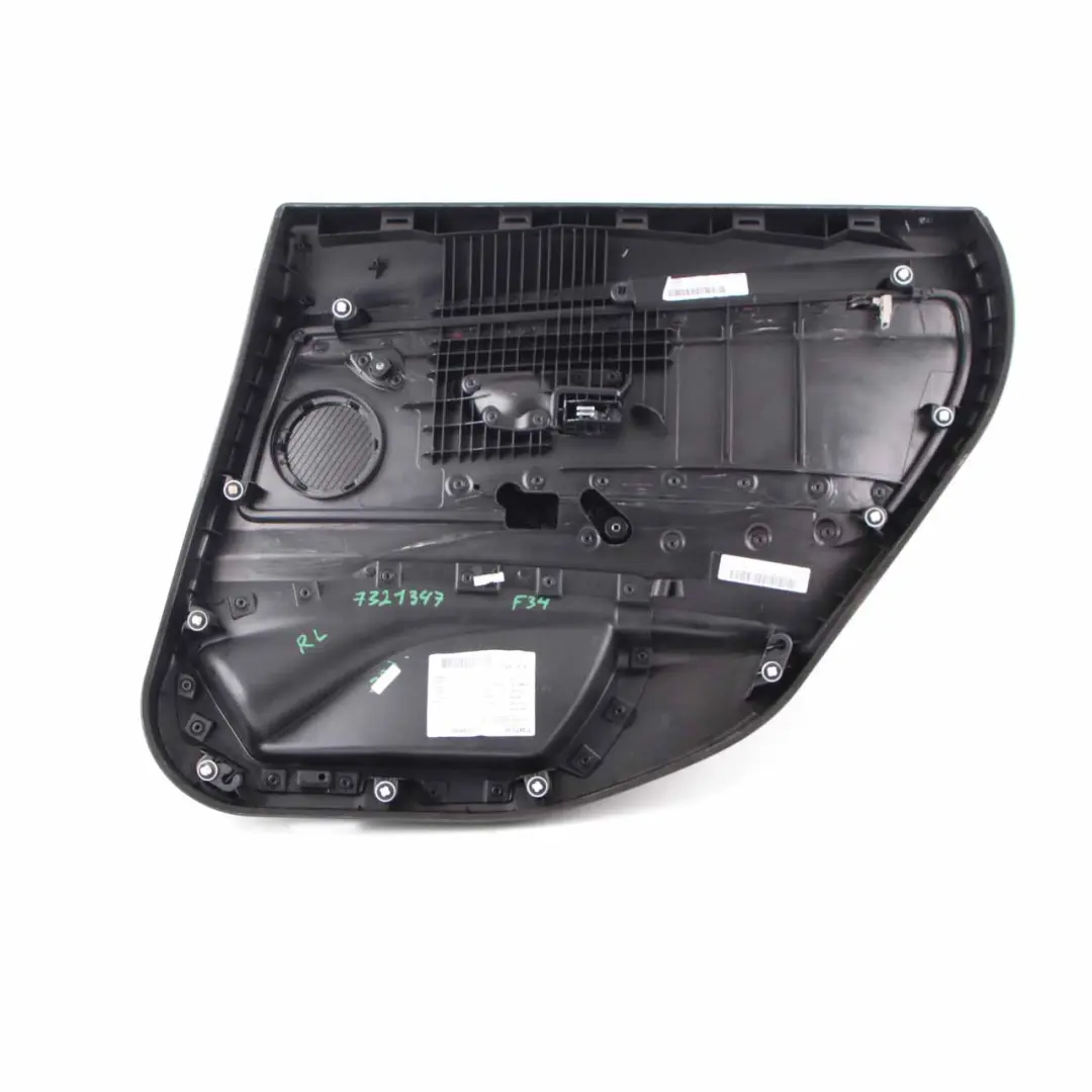 Door Card BMW F34 Rear Left N/S Door Lining Trim Cloth Fabric Anthracite Grey to with Part number 7321347 Door Card BMW F34 Rear Left N/S Door Lining Trim Cloth Fabric Anthracite Grey - SKU 7321347 - Part number 7321347