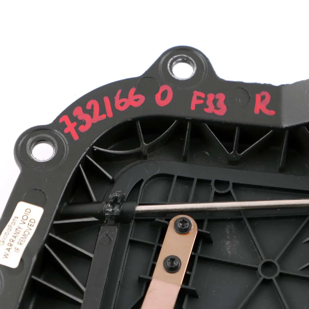 BMW 4 F33 F83 M4 Flap Linkage Outlet Folding Top Compartment Lid Roof Right O/S - SKU 7321660 - Número de pieza 7321660