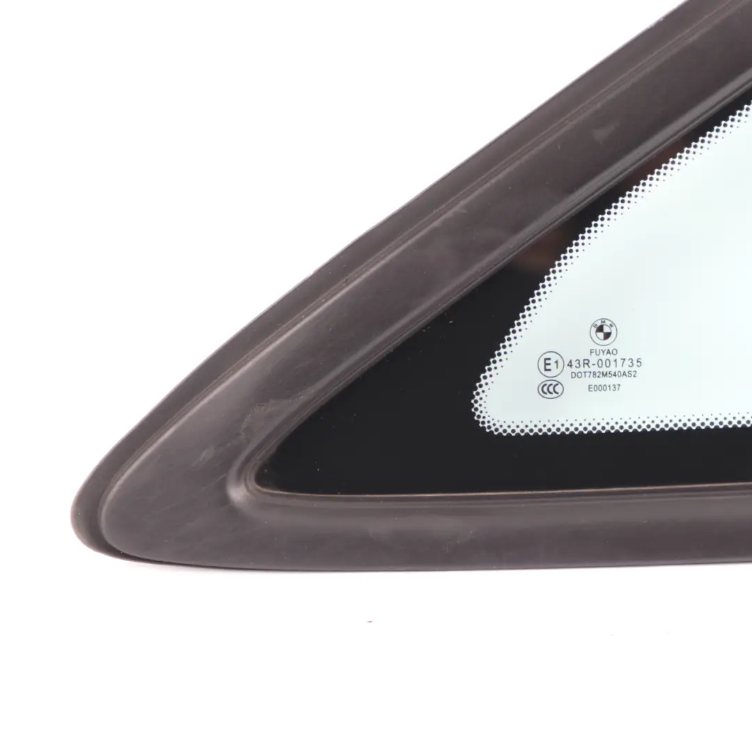 Quarter Window Front Left N/S Triangle Glass AS2 Glazing to BMW F45 with Part number 7321943 BMW F45 Quarter Window Front Left N/S Triangle Glass AS2 Glazing - SKU 7321943 - Part number 7321943