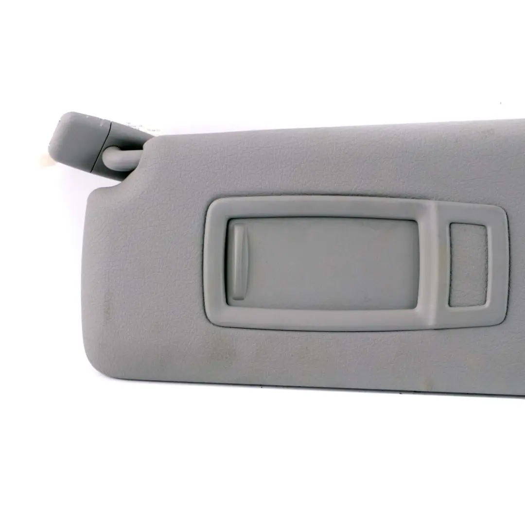 BMW F30 F31 Sonnenblende mit Spiegel links beleuchtet Everestgrau Grau Leder - SKU 7322291-1 - Teilenummer 7322291