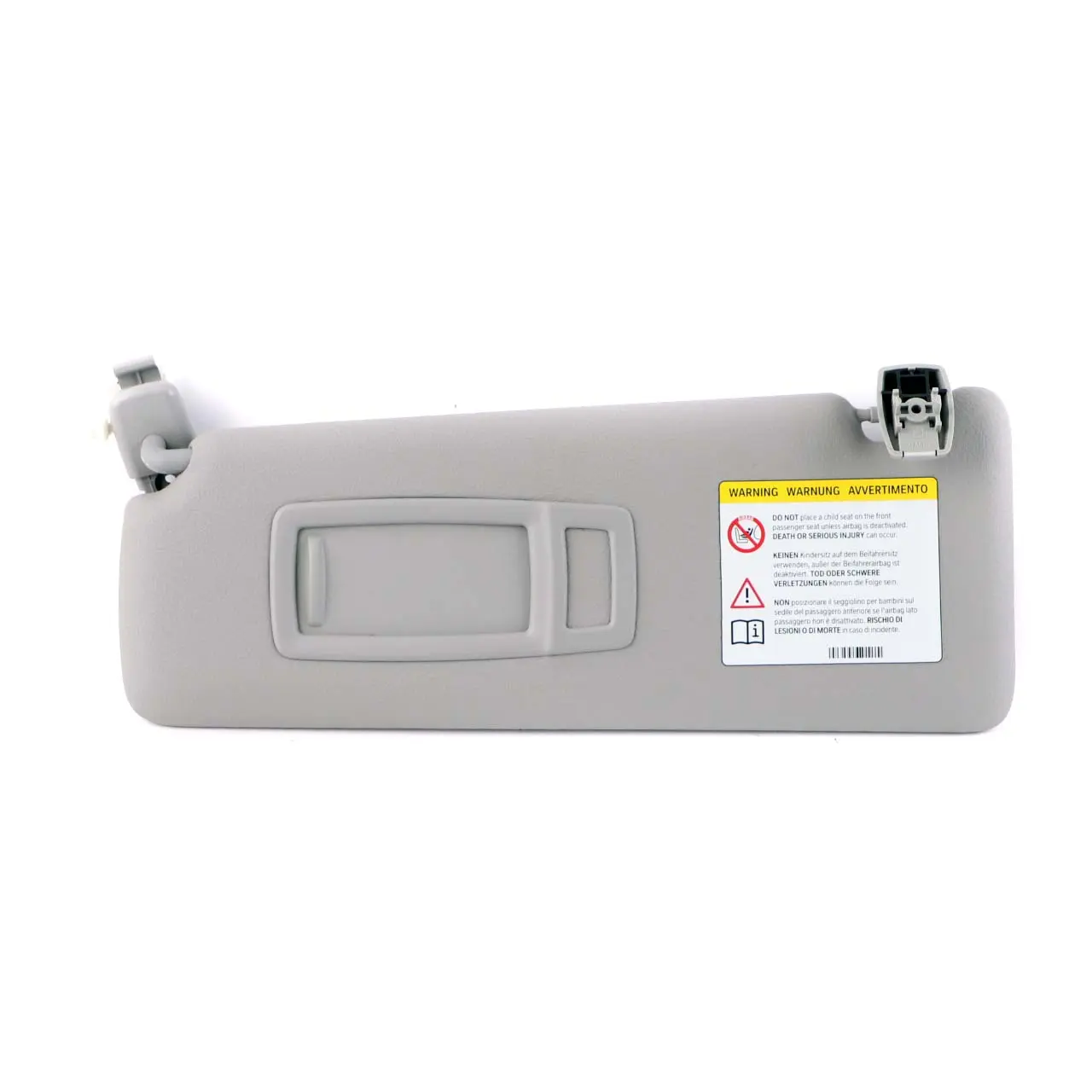 BMW F30 F31 2 Parasol Espejo Izquierdo Iluminado Everestgrau Gris Cuero