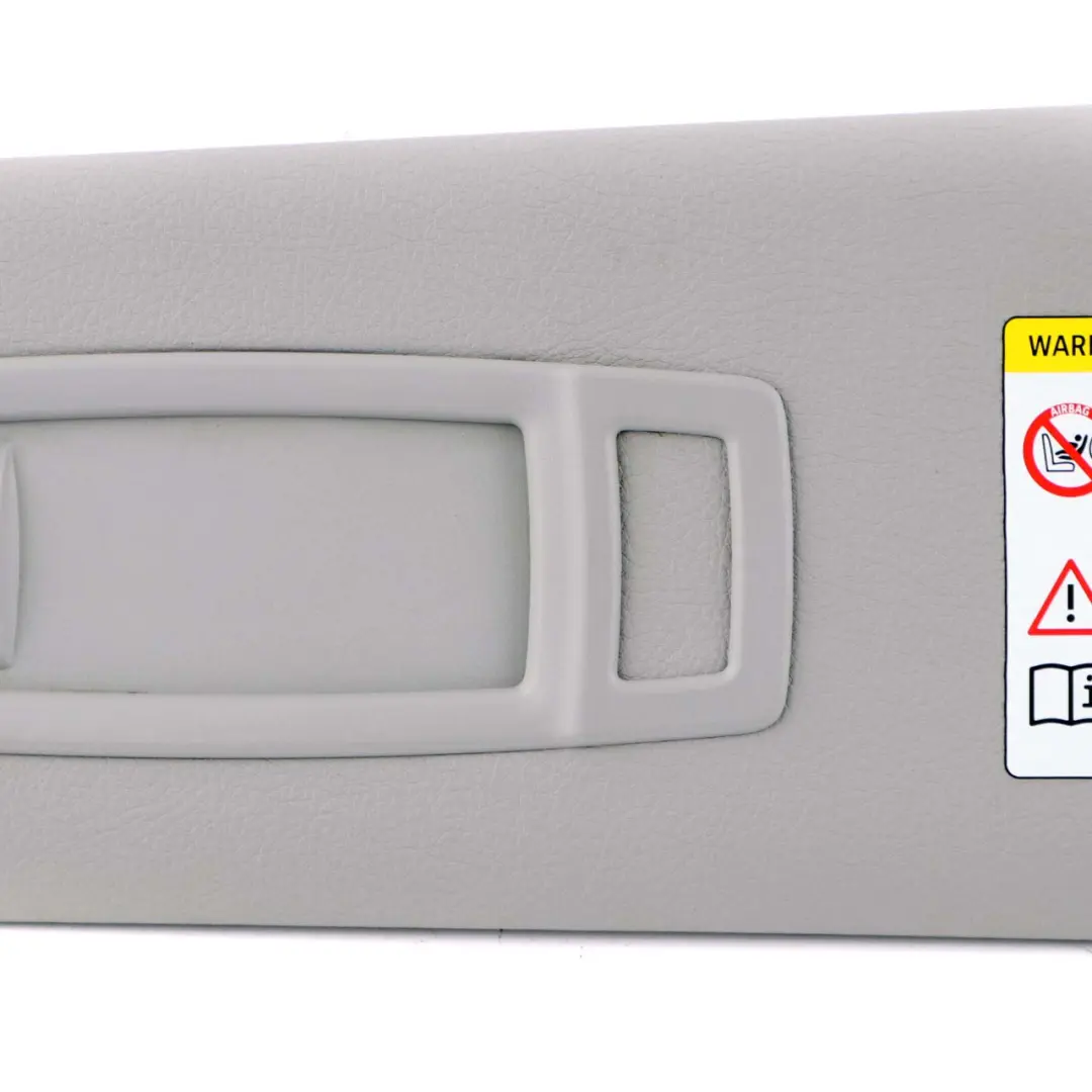 BMW F30 F31 Sonnenblendenspiegel links beleuchtet Everestgrau Grau Leder - SKU 7322291-2 - Teilenummer 7322291