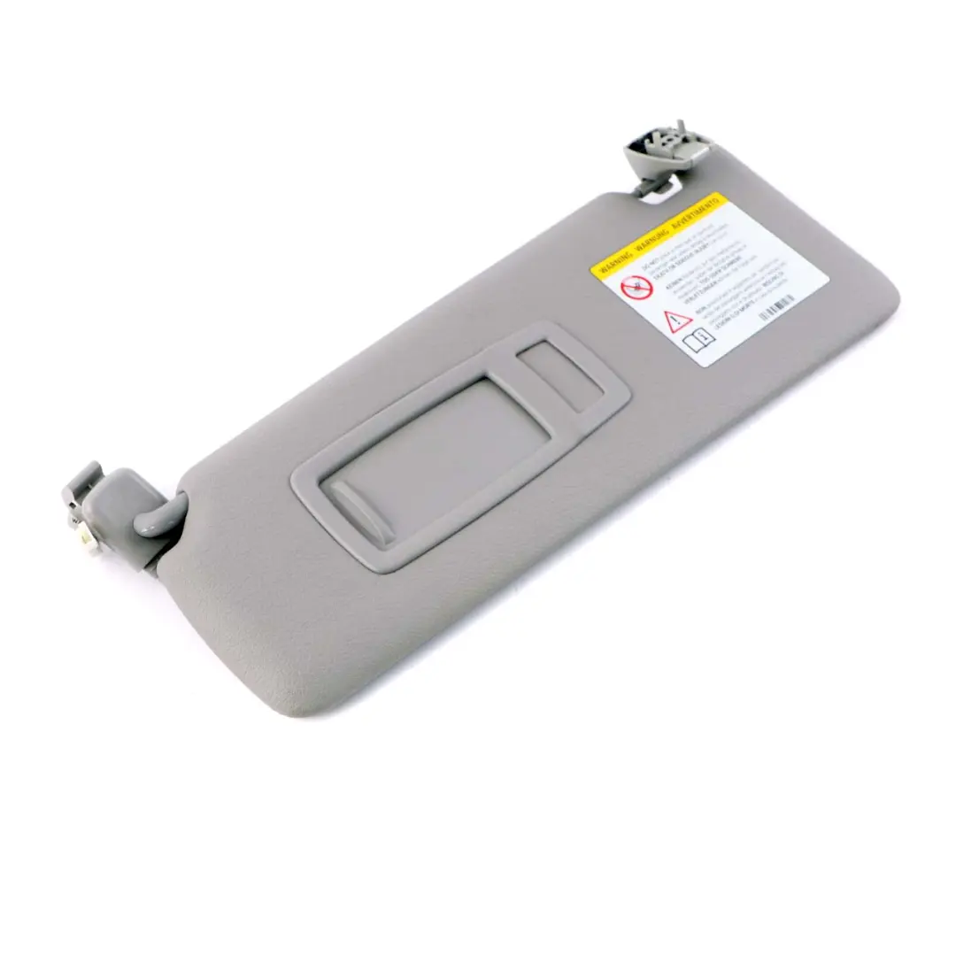 BMW F30 F31 Sonnenblendenspiegel links beleuchtet Everestgrau Grau Leder - SKU 7322291-2 - Teilenummer 7322291