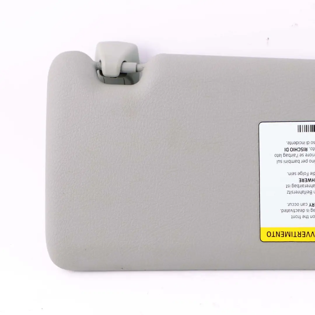 BMW F30 F31 2 Parasol Espejo Izquierdo Iluminado Everestgrau Gris Cuero - SKU 7322291-2 - Número de pieza 7322291