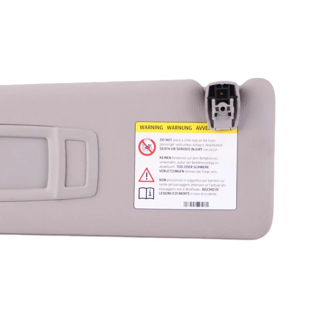 Parasol Espejo Izquierdo Everestgrau Gris Cuero para BMW F30 F31 3 con número de pieza 7322291 BMW F30 F31 3 Parasol Espejo Izquierdo Everestgrau Gris Cuero - SKU 7322291-3 - Número de pieza 7322291