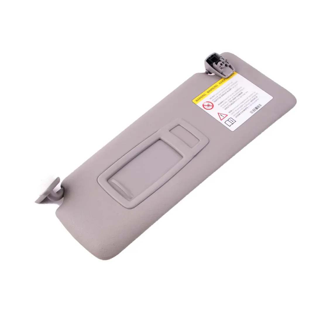 Specchietto parasole sinistro in pelle grigio Everestgrau per BMW F30 F31 3 con numero di parte 7322291 BMW F30 F31 3 Specchietto parasole sinistro in pelle grigio Everestgrau - SKU 7322291-3 - Numero di parte 7322291