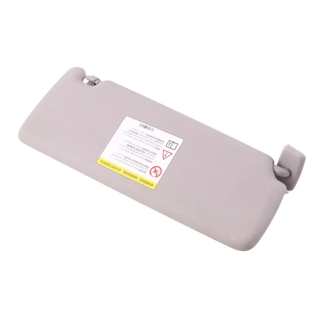 BMW F30 F31 Sun Visor Mirror Left N/S Everestgrau Grey Leather - SKU 7322291-3 - Part number 7322291