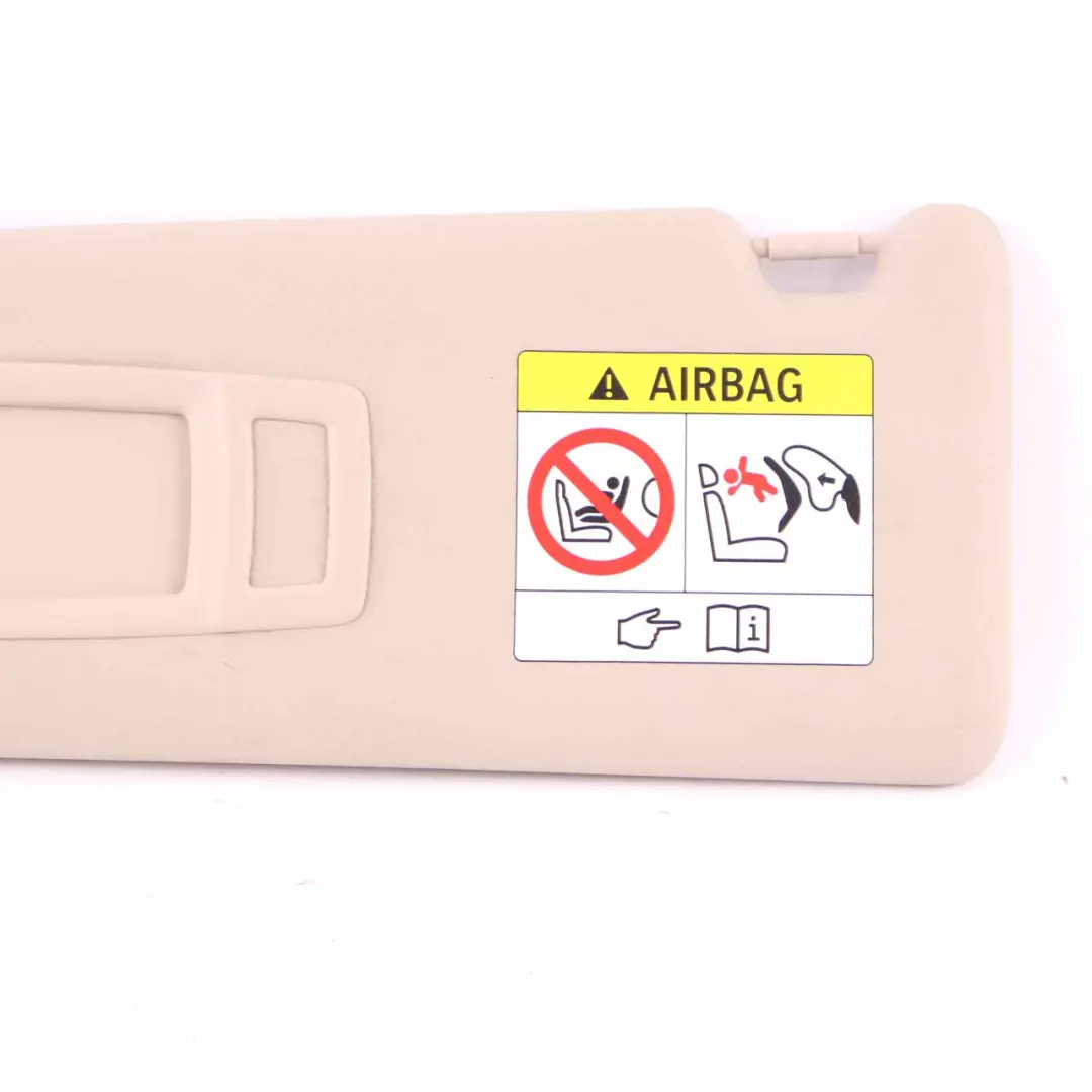 Sun Visor BMW F30 F31 F32 Mirror Illuminated Left N/S Trim Panel Oyster to with Part number 7322293 Sun Visor BMW F30 F31 F32 Mirror Illuminated Left N/S Trim Panel Oyster - SKU 7322293-1 - Part number 7322293