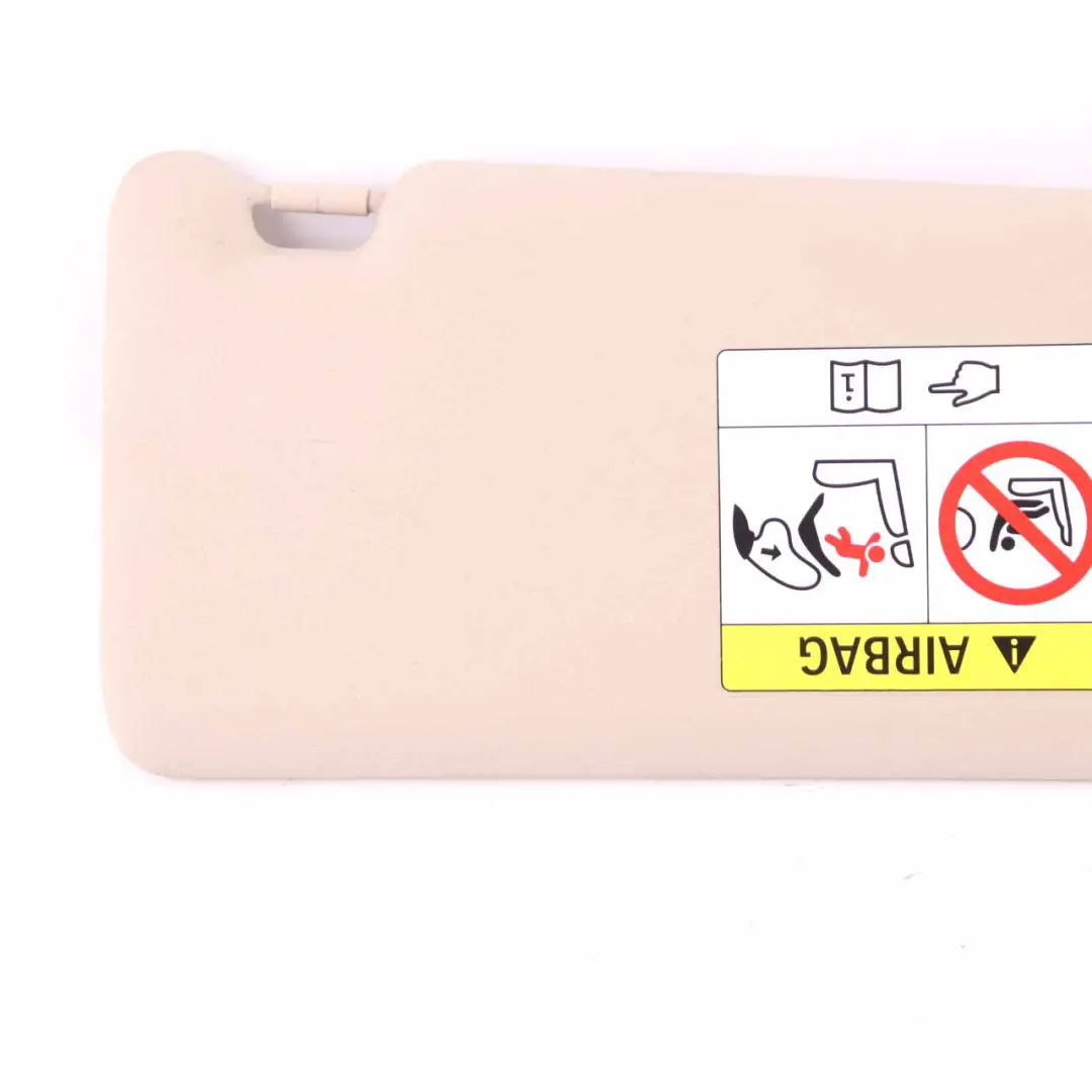  Sun Visor BMW F30 F31 F32 Mirror Illuminated Left N/S Trim Panel Oyster - SKU 7322293-1 - Part number 7322293
