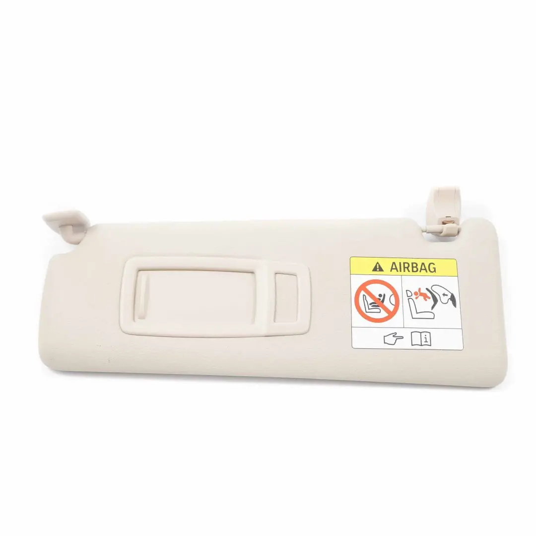 Pare soleil BMW F30 F31 F32 Rétroviseur Gauche Panneau garniture Oyster pour à propos du numéro de pièce 7322293 Pare soleil BMW F30 F31 F32 Rétroviseur Gauche Panneau garniture Oyster - SKU 7322293-2 - Numéro de pièce 7322293