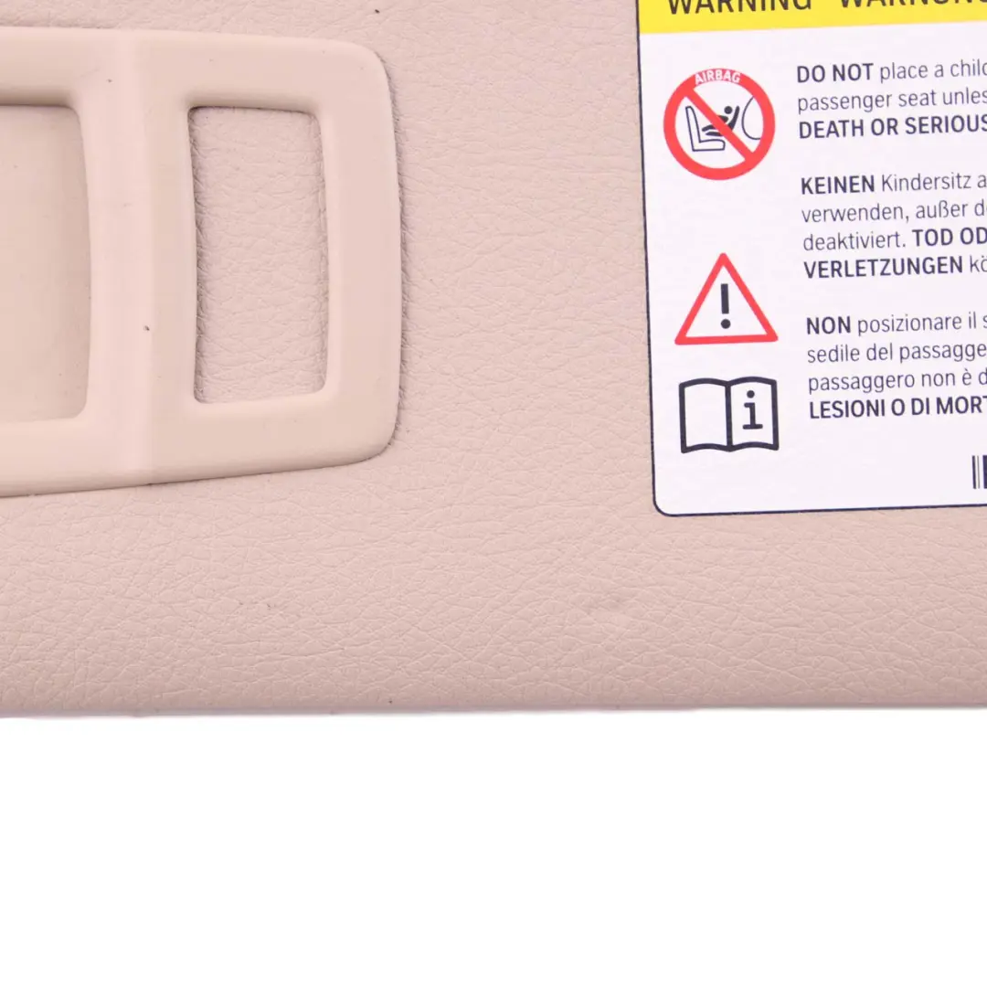 BMW F30 F31 LCI Rétroviseur De Pare-soleil Illuminé Gauche N/S Oyster - SKU 7322293 - Numéro de pièce 7322293