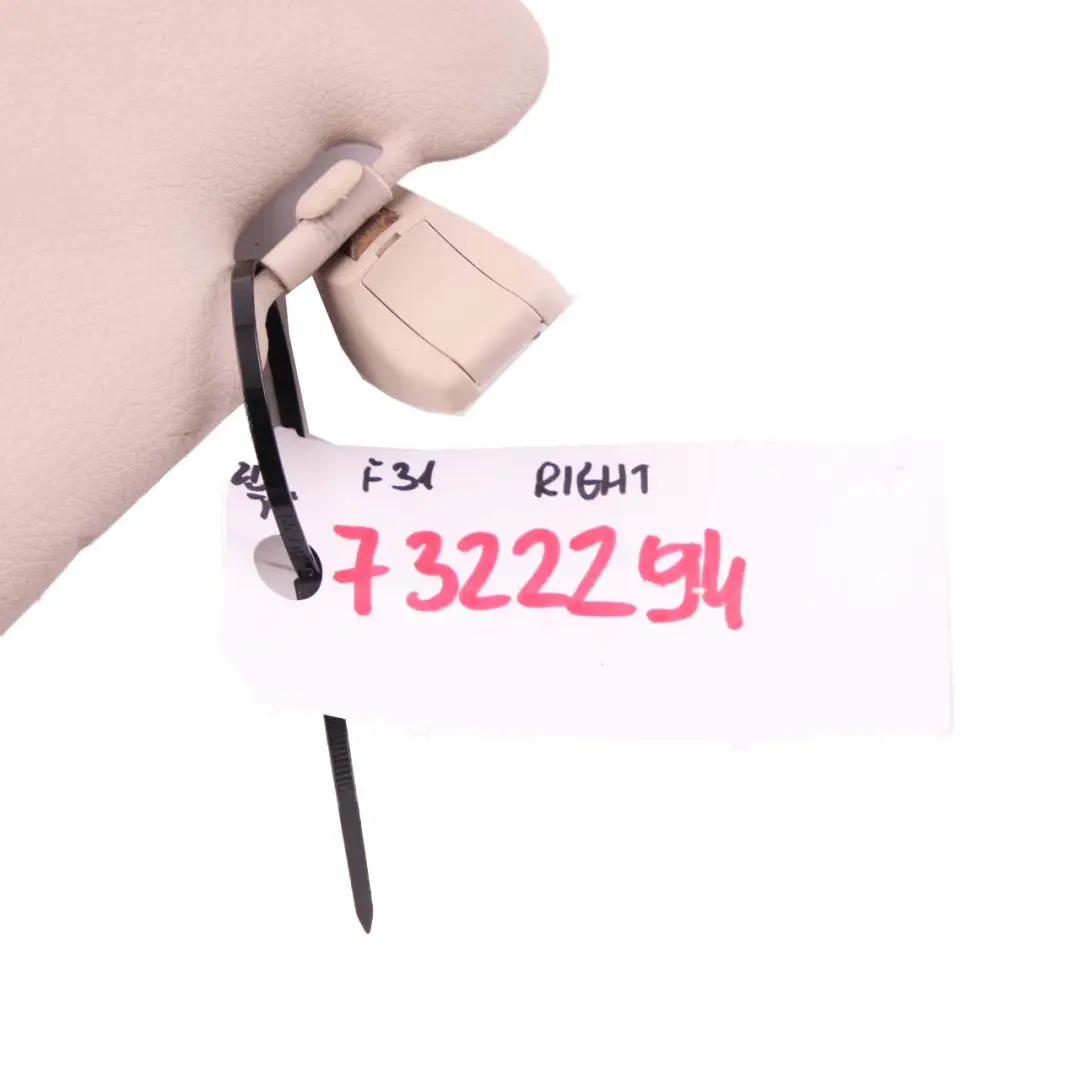 BMW F30 F31 Prawa Osłona Przeciwsłoneczna Daszek - SKU 7322294 - Numer Części 7322294