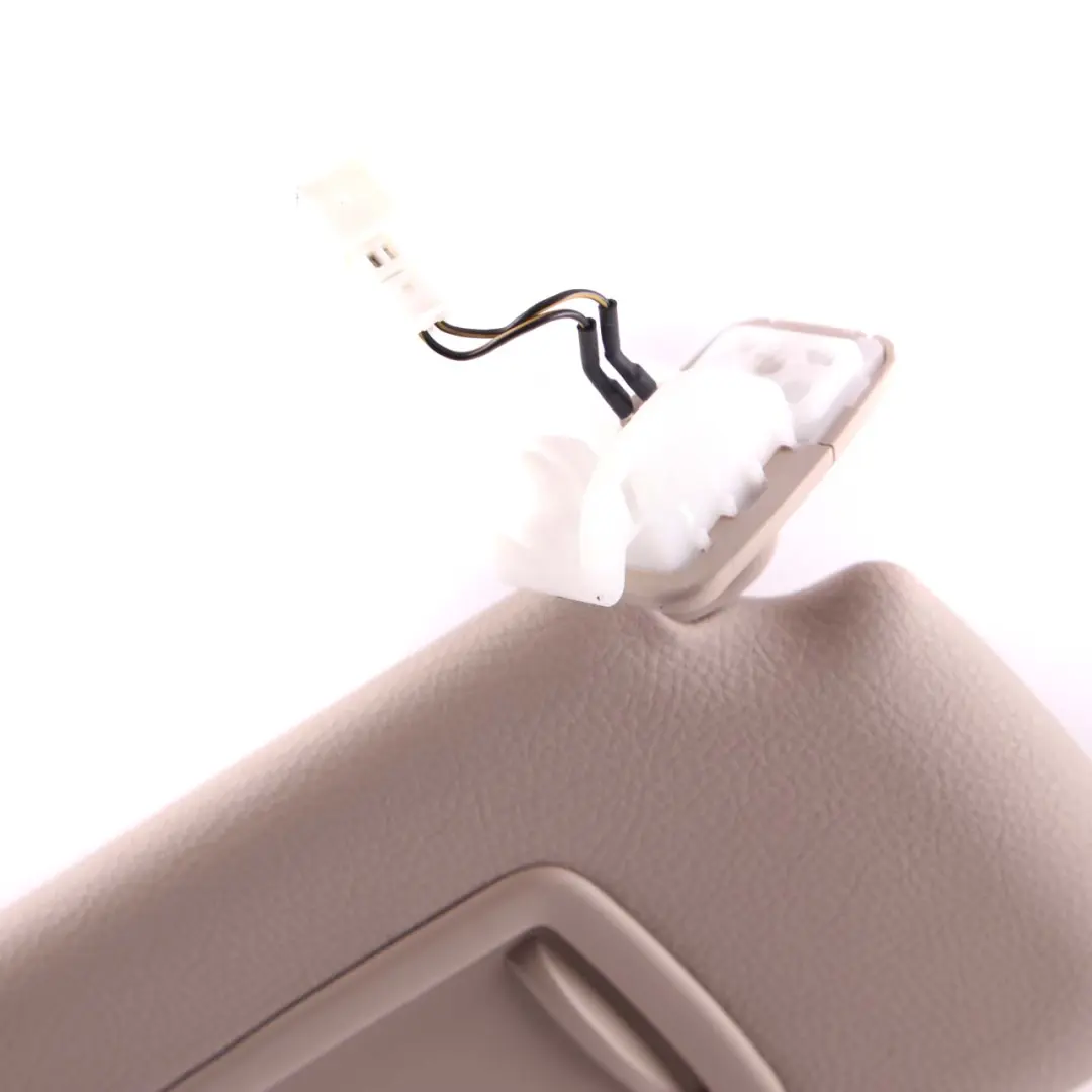 BMW F30 F31 LCI Sun Visor Mirror Illuminated Right O/S Oyster - SKU 7322294 - Part number 7322294
