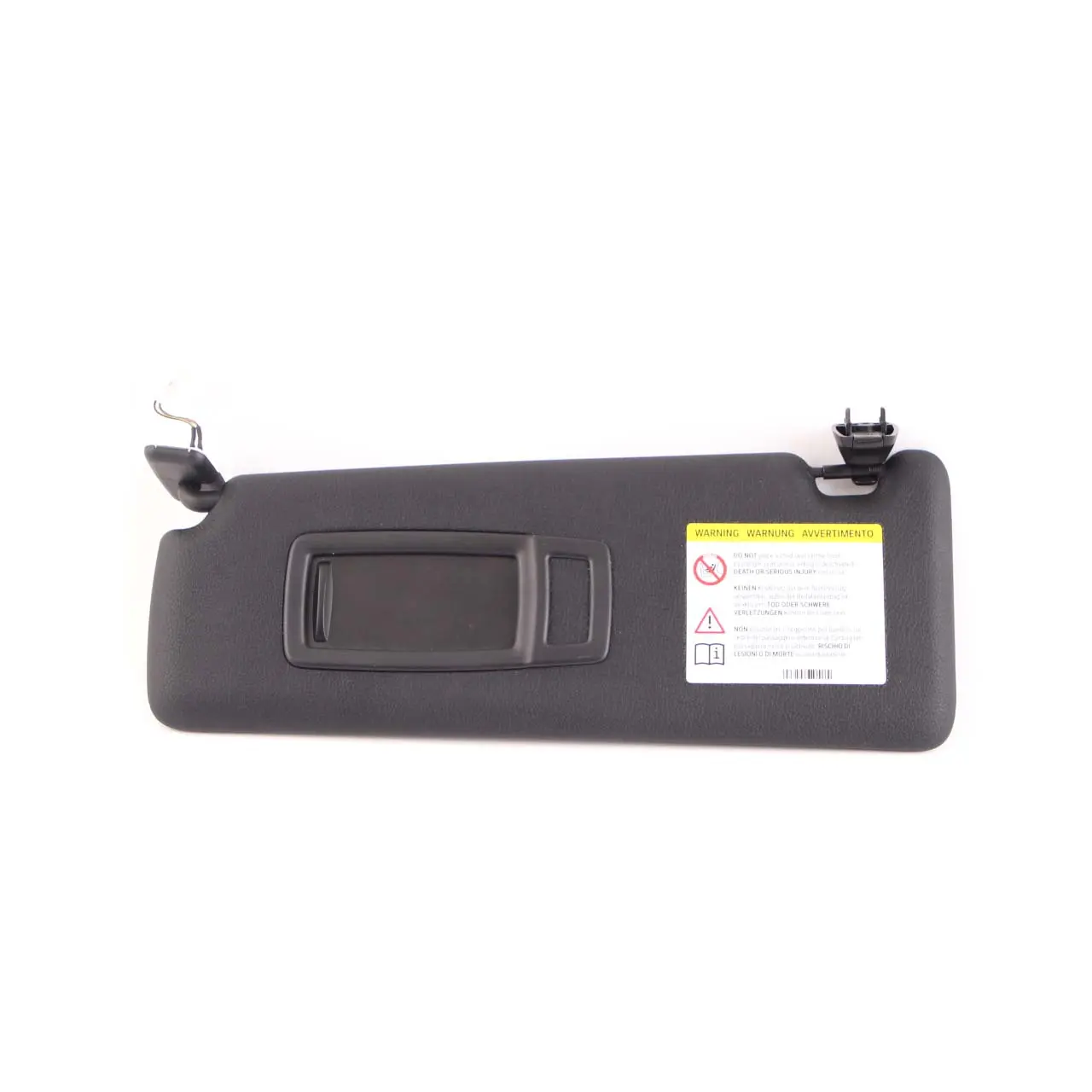 Sun Visor BMW F30 F31 LCI Mirror Illuminated Left N/S Black 7322295