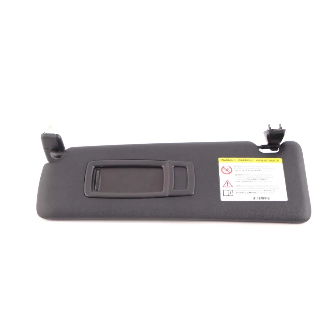  Sun Visor BMW F30 F31 LCI Mirror Illuminated Left N/S Black - SKU 7322295 - Part number 7322295