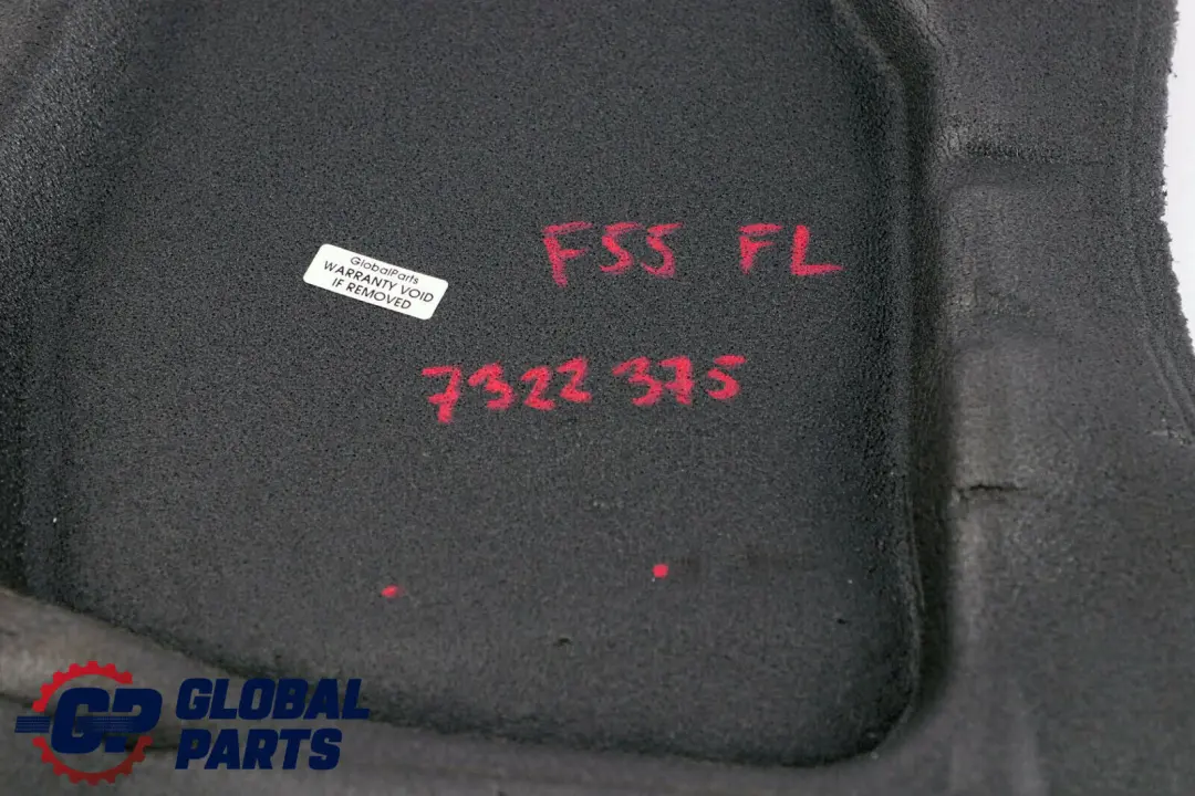 Mini Cooper R55 Schallisolierung TĂĽr Links 7386607 - SKU 7322375 - Teilenummer 7286655