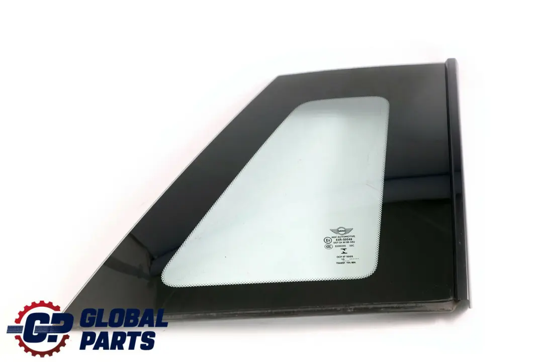 Right O/S Driver Quarter Door Side Window Glass AS2 to Mini Cooper F55 Rear with Part number 7322450 Mini Cooper F55 Rear Right O/S Driver Quarter Door Side Window Glass AS2 - SKU 7322450 - Part number 7322450